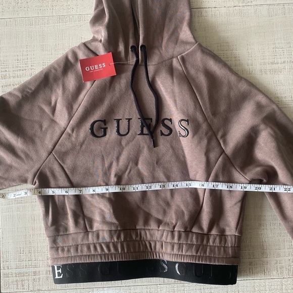 Guess Cropped Logo Hoodie [NWT] - Picture 6 of 9